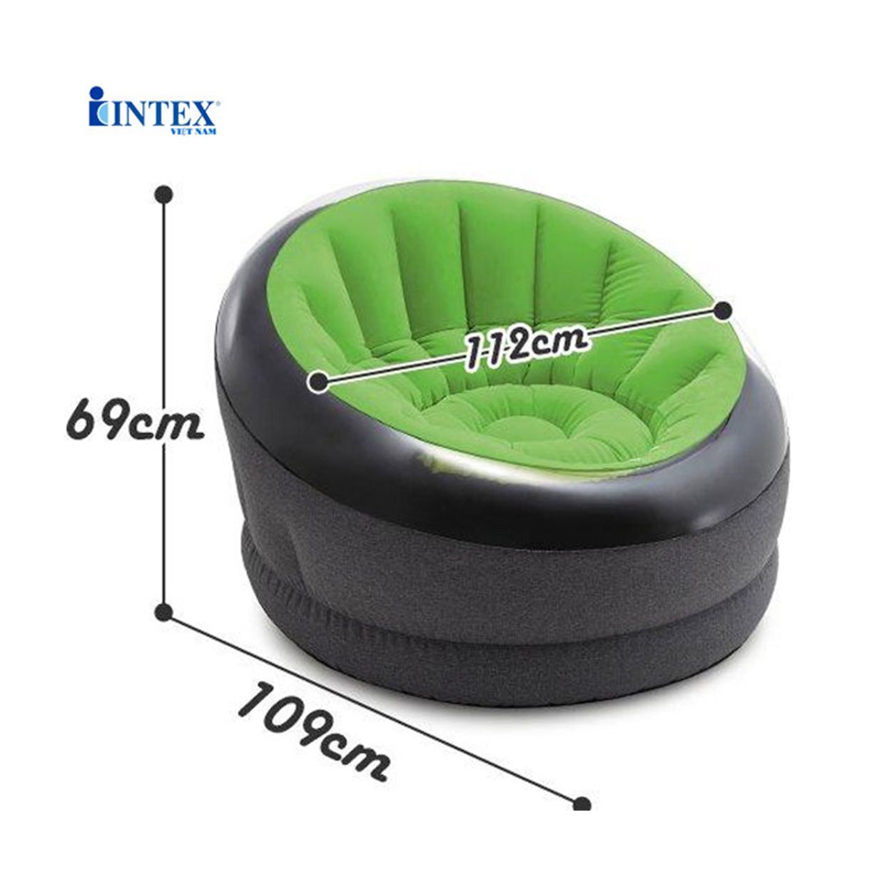 INTEX Empire Inflatable Armchair ( 44"x43"x27" )