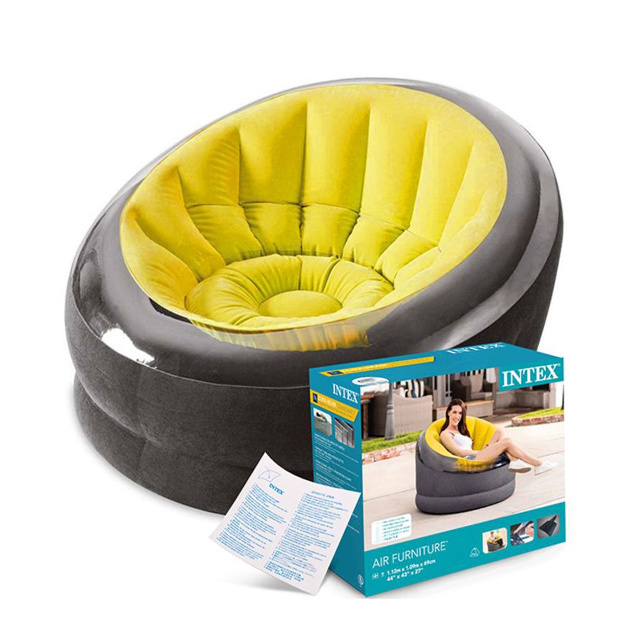 INTEX Empire Inflatable Armchair ( 44"x43"x27" )