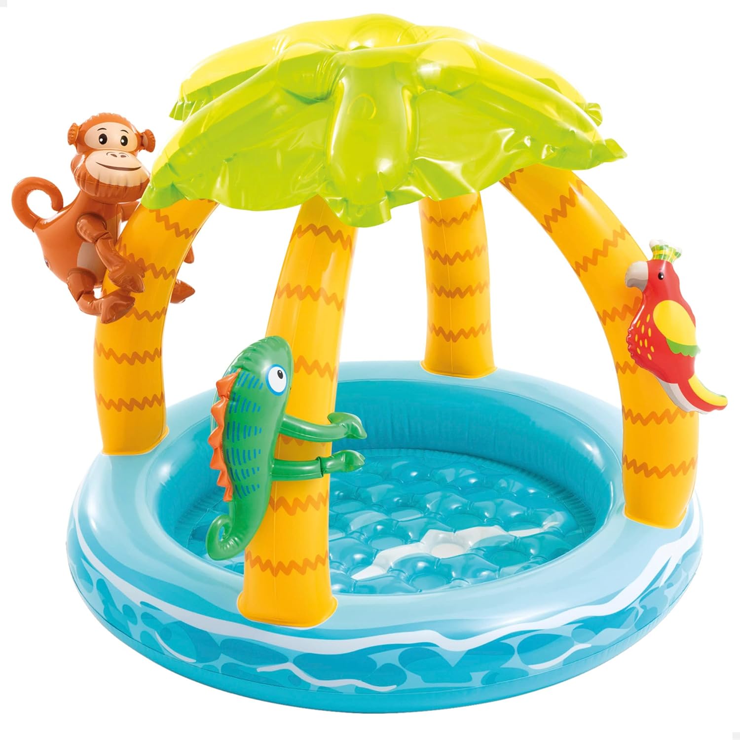 Intex Tropical Island 58417NP Baby Pool Inflated Size: 102 cm x 86 cm