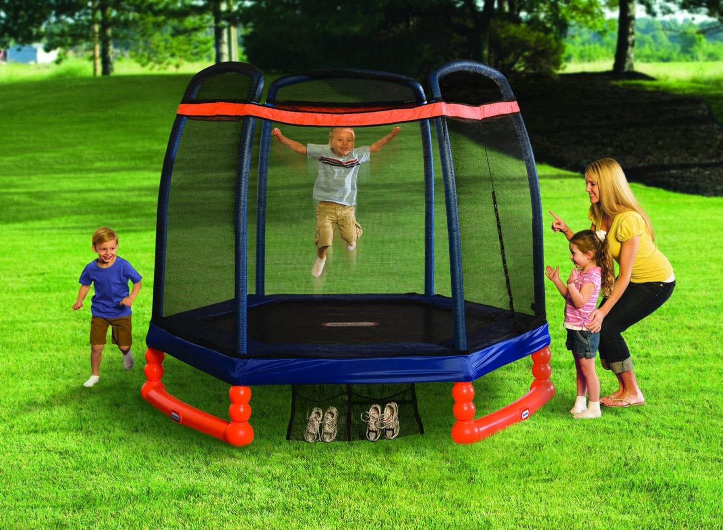 Little Tikes 7' Trampoline Hexagonal Alloy Steel trampoline