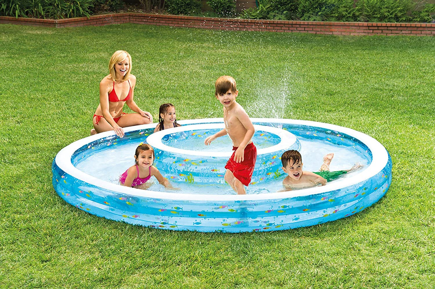 INTEX Wishing Well Pool ( 100" W x 14" H )