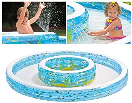 INTEX Wishing Well Pool ( 100" W x 14" H )