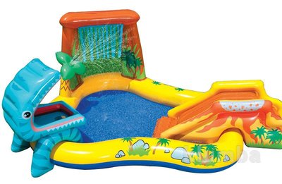 INTEX Dinosaur Play Center Swim Pool 8ft 2in X 6ft 3in X 3ft 7in