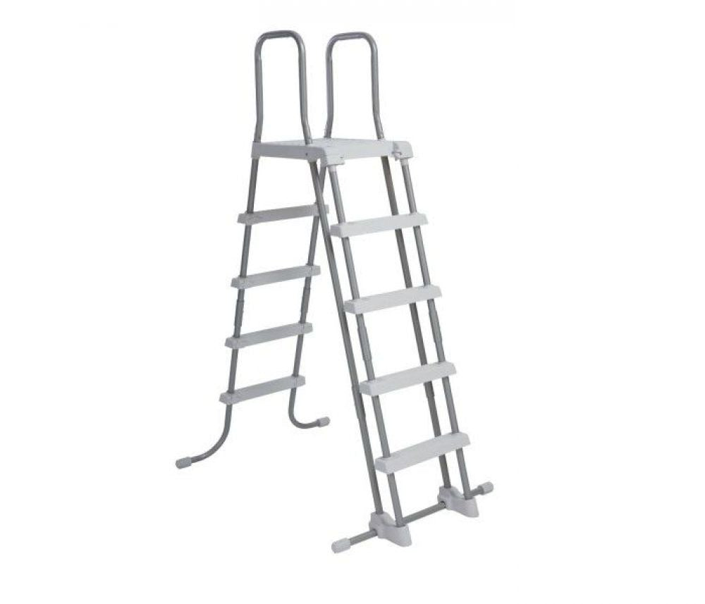 Intex Deluxe Pool Safety Ladder With Removable Steps For Wall Height 52" ( 1.32m )