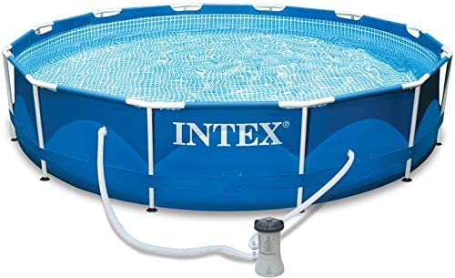 INTEX ( 12' x 30" ) Metal Frame Pool With Water Filter Pump Type "A"