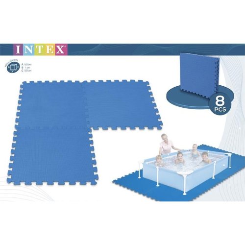 INTEX Interlocking Padded Floor Protector Ground sheet set 1.9m² ( 8 Pcs = 20 Square Feet )