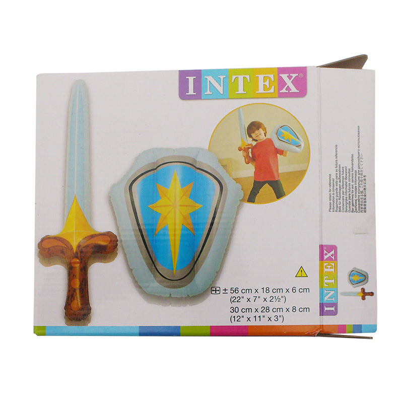 INTEX Sword And Shield Play Set ( 22" x 7" x 2" ) x ( 12" x 11" x 3" )