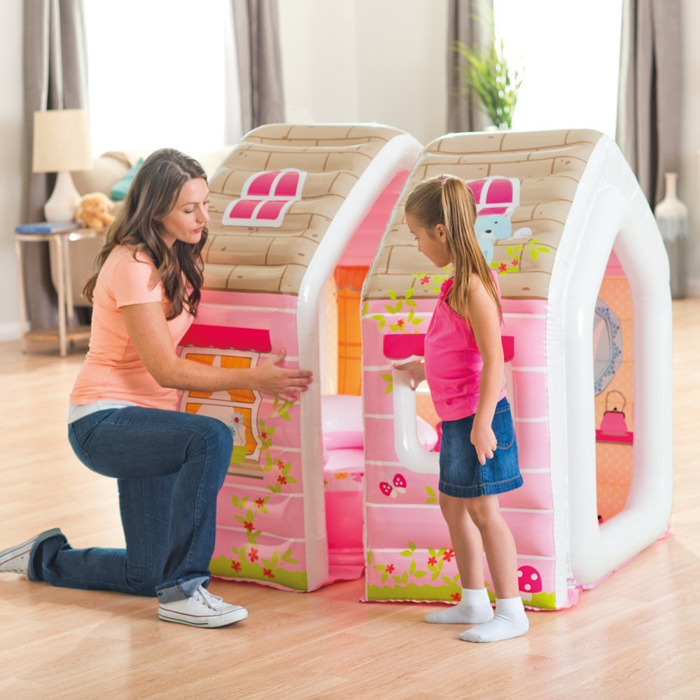 INTEX Princess Play House Set 49" x 43" x 48"  With 1 Arm Chair & 1 Ottoman