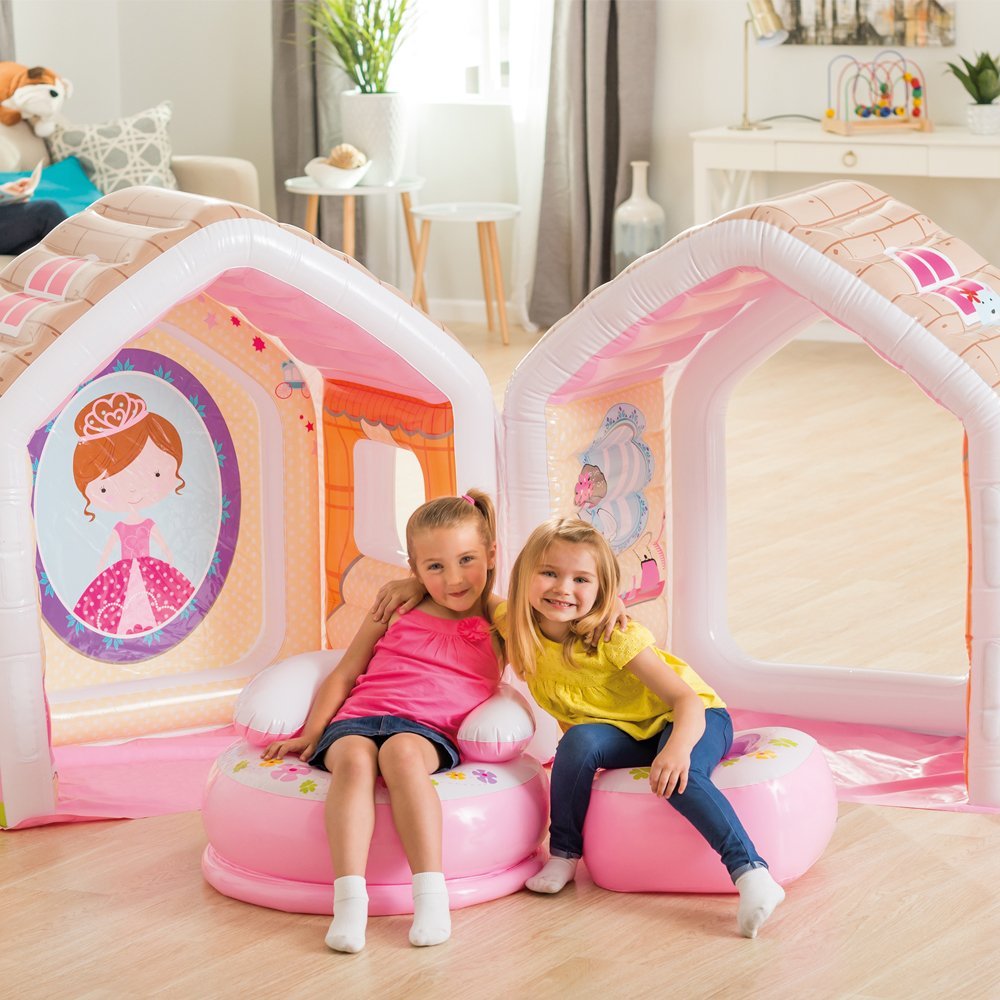 INTEX Princess Play House Set 49" x 43" x 48"  With 1 Arm Chair & 1 Ottoman