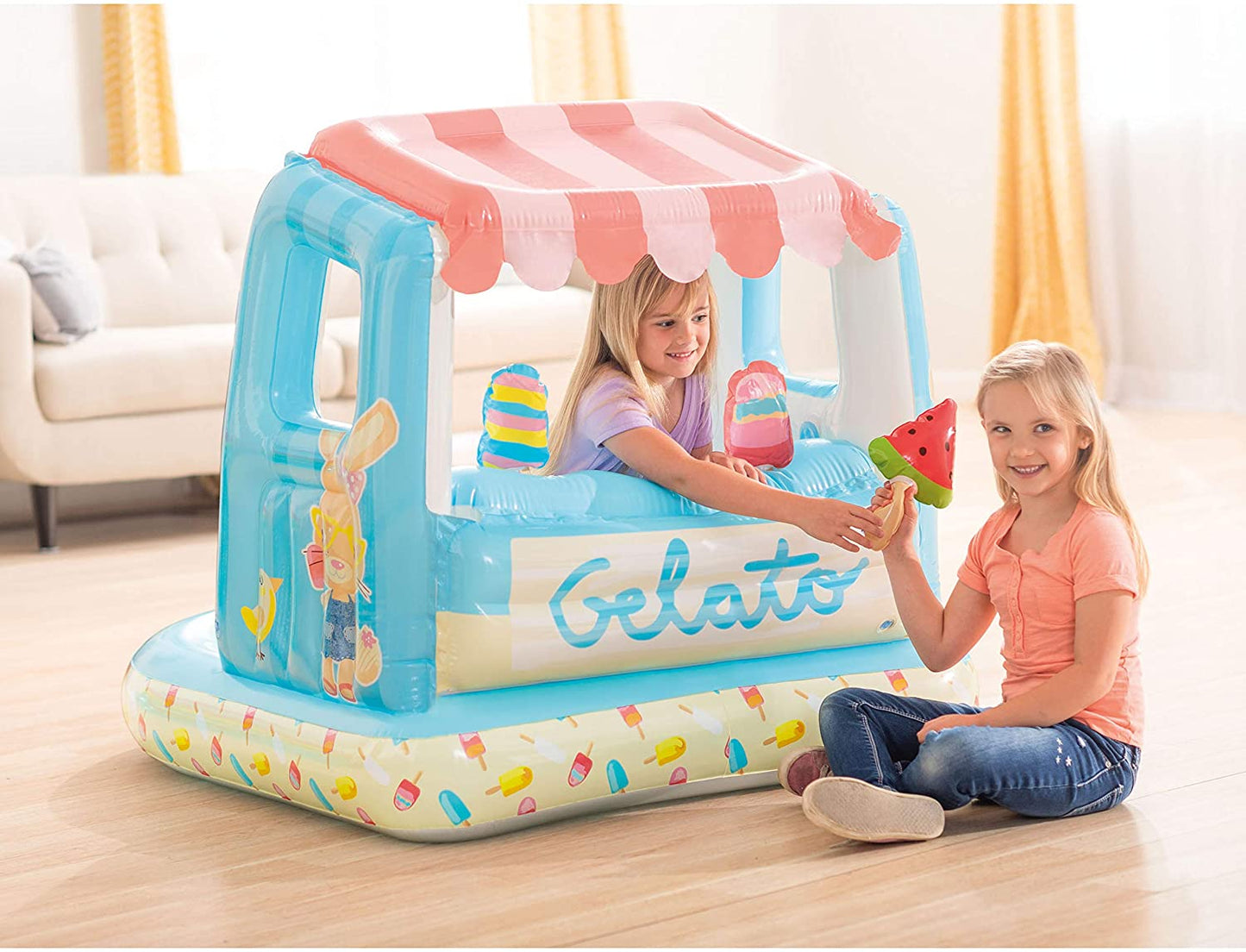 Intex Ice Cream Stand Play House And Pool 50"40"x39"