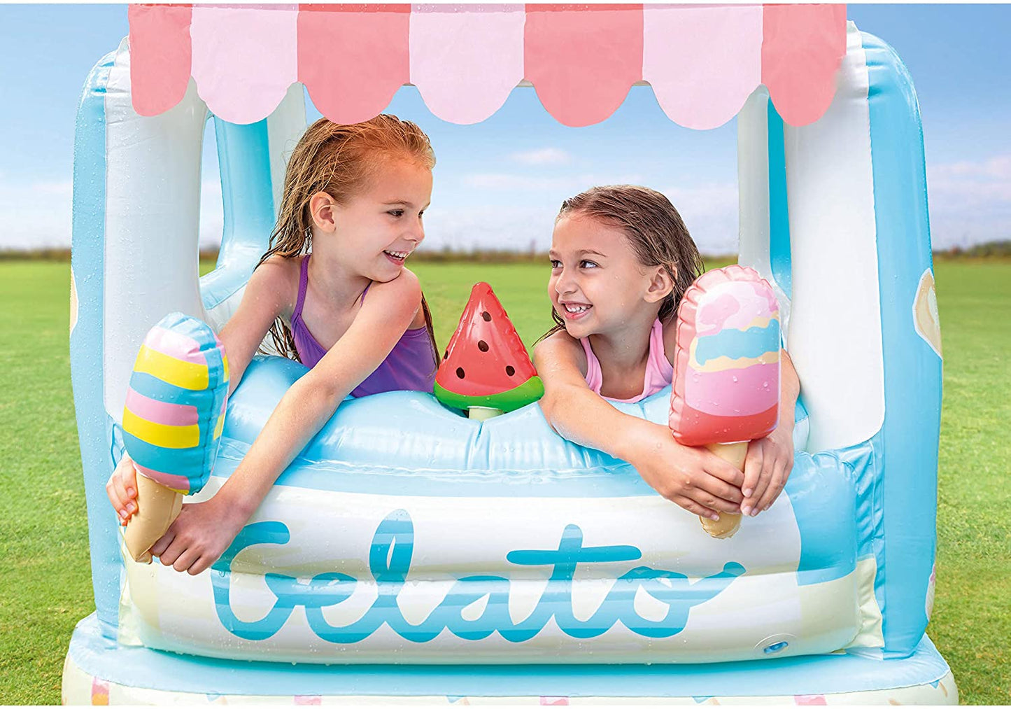 Intex Ice Cream Stand Play House And Pool 50"40"x39"