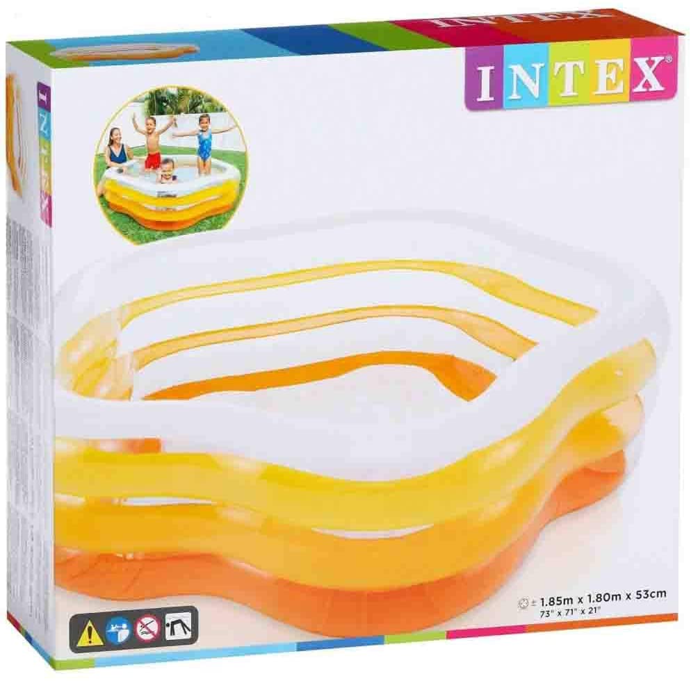 INTEX Summer  Pentagonal Pool ( 73" L x 71" W x 21" H )