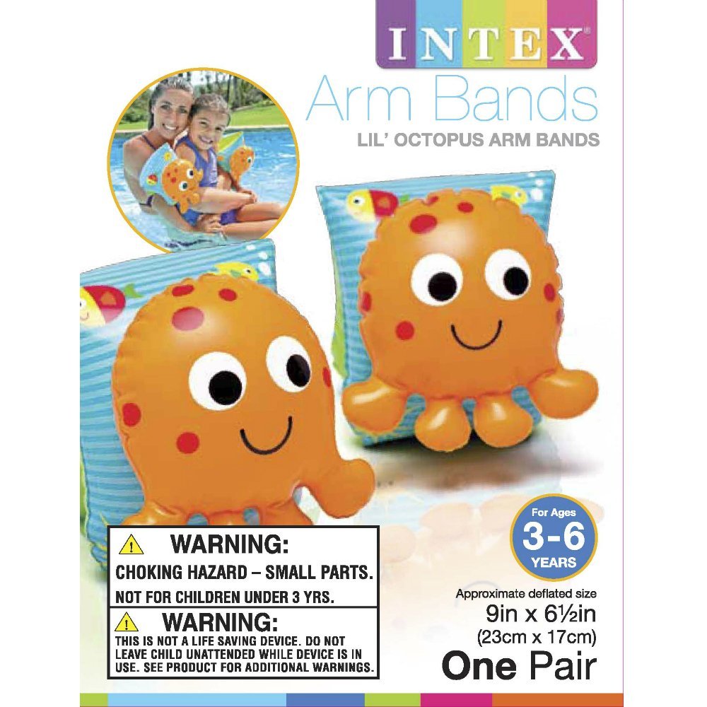 INTEX Lil' Octopus Arm Bands ( 9" x 6.5" )