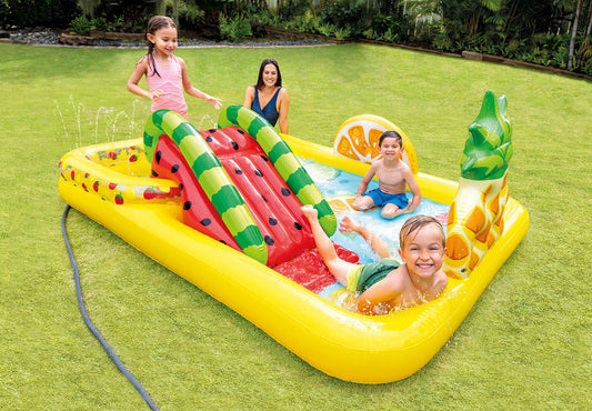 INTEX Fun fruity play center swimming pool outdoor 8ft x 6.2ft x 2.9ft