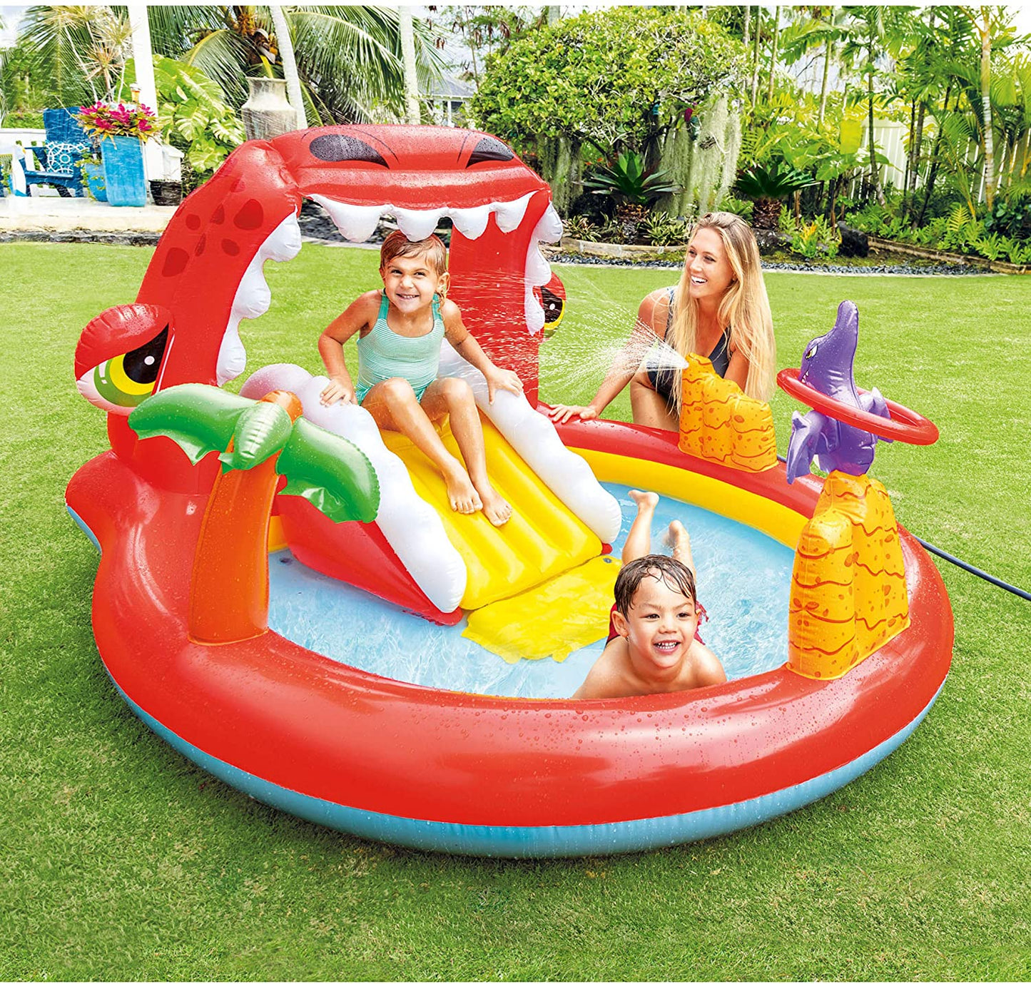 INTEX Happy Dino Play Center Pool 6'5in x 5'7in x 3'6in