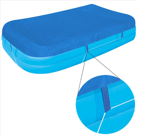 58108 Wet Set Rectangular Pool Cover ( 120" x 72" ) (3.05m x 1075m)