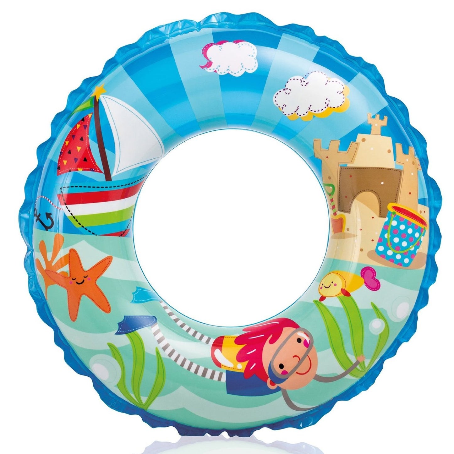 INTEX Transparent Swim Ring ( 24" )