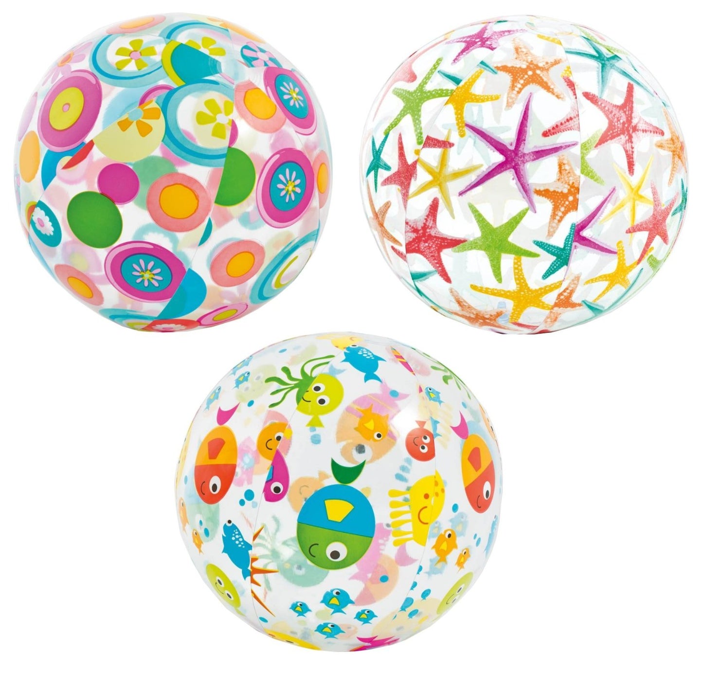 INTEX Lively Print Beach Ball ( 24" )